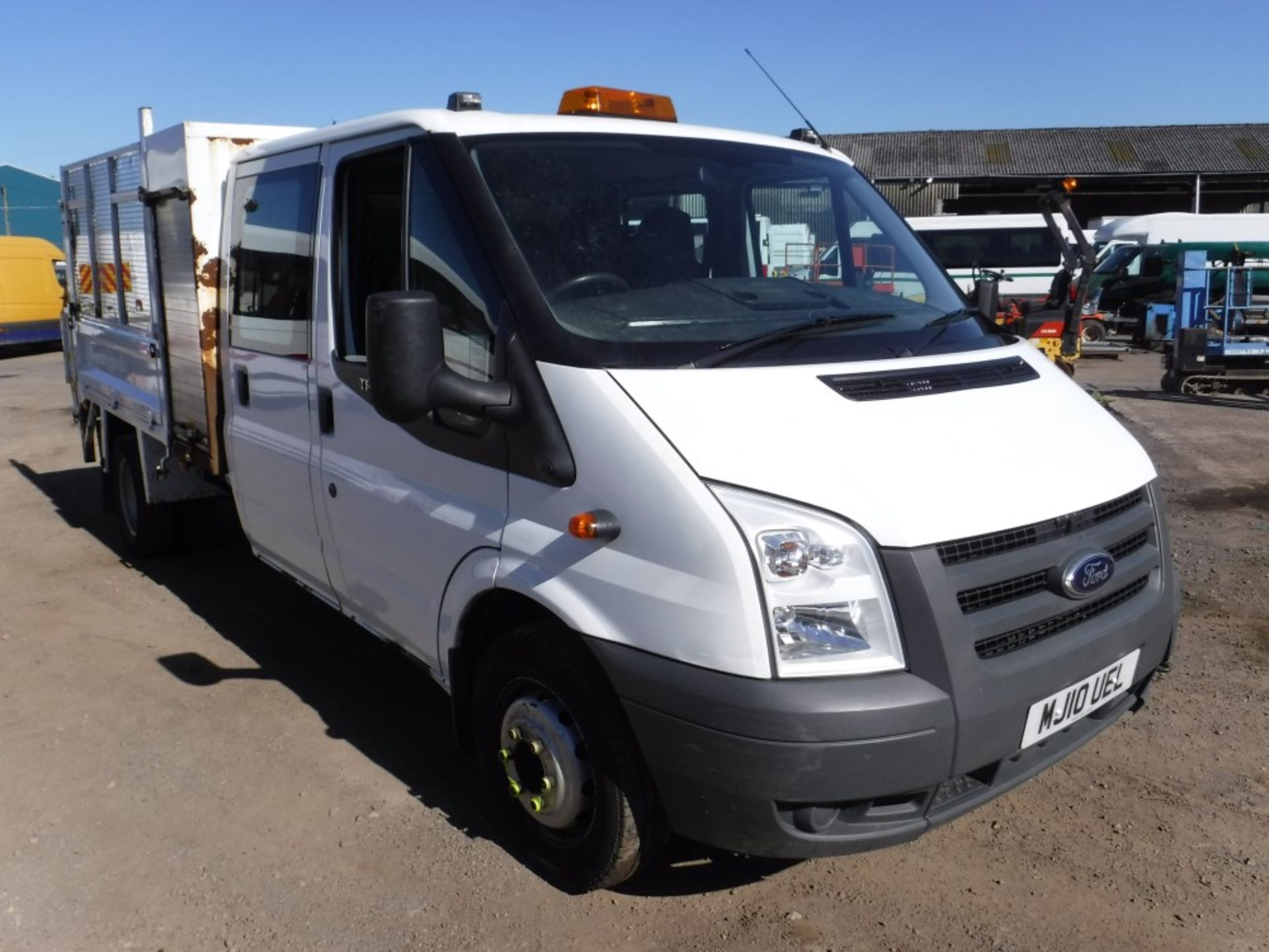 10 reg FORD TRANSIT TIPPER T350L D/C RWD TIPPER (DIRECT COUNCIL) 1ST REG 07/10, TEST 06/19, 46165M