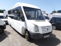 57 reg VW CRAFTER ACCESSIBLE MINIBUS (DIRECT COUNCIL) 1ST REG 09/07, TEST 08/18, 113763M, V5 HERE, 1