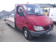 03 reg MERCEDES SPRINTER 311 CDI LWB RECOVERY TRUCK, 1ST REG 05/03, 151617M, V5 HERE, 7 FORMER