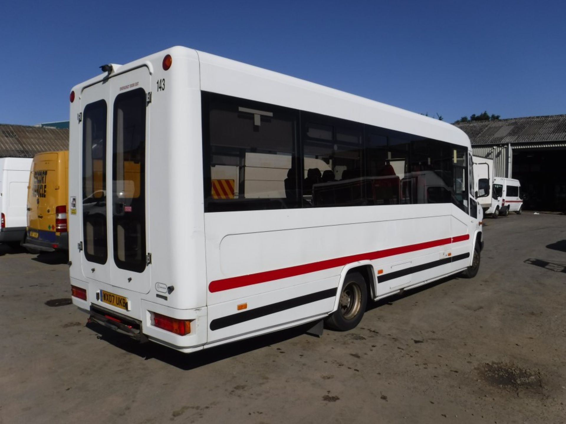 07 reg MERCEDES VARIO 813D LWB BUS (DIRECT COUNCIL) 1ST REG 07/07, TEST 07/18, 245287KM, V5 HERE, - Image 4 of 6