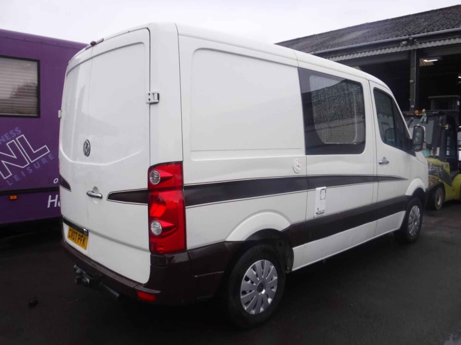 07 reg VW CRAFTER CR30 88 TDI SWB CAMPER CONVERSION, 1ST REG 03/07, TEST 01/19, 158297M NOT - Image 4 of 9