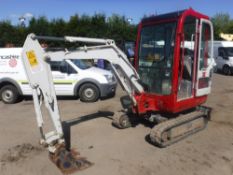 2014 TAKEUCHI TB016 DIGGER, EXPANDING TRACKS C/W CAB, 1731 HOURS (STOLEN / RECOVERED) [+ VAT]
