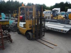 TOYOTA 2 TON FORKLIFT WITH LOW DUPLEX MAST, 4376 HOURS [+ VAT]