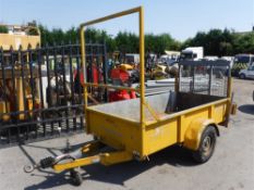 SINGLE AXLE TRAILER WITH RAMP AND LADDER RACK [+ VAT]
