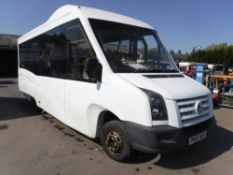 57 reg VW CRAFTER ACCESSIBLE MINIBUS (DIRECT COUNCIL) 1ST REG 11/07, TEST 09/18, 138774M, V5 HERE, 1