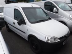 08 reg VAUXHALL COMBO 1700 CDTI, 1ST REG 04/08, NO V5 [NO VAT]