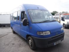 2001 FIAT DUCATO 14 D LWB MINIBUS, 1ST REG 09/01, 45321M WARRANTED, V5 HERE, 2 FORMER KEEPERS [+