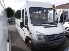 07 reg FORD TRANSIT 115 T430 RWD MINIBUS (DIRECT COUNCIL) 1ST REG 04/07, 106649M, V5 HERE, 1