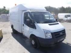 59 reg FORD TRANSIT 100 T350M RWD BOX VAN, 1ST REG 10/09, TEST 08/18, 132493M WARRANTED, V5 HERE,