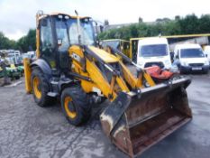 61 reg JCB 3CX SITE MASTER (DIRECT COUNCIL) 1ST REG 11/11, 8719 HOURS, NO V5 [+ VAT]