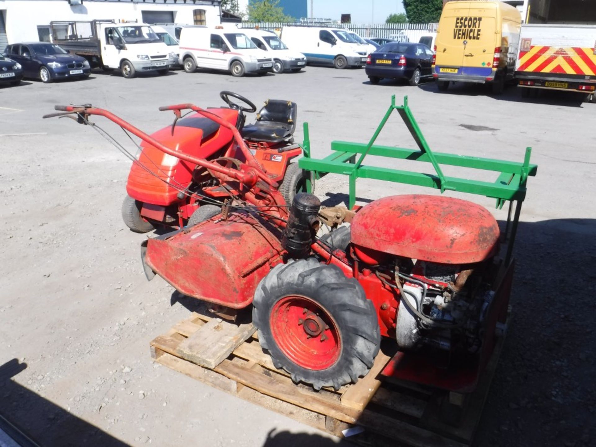 CLIFFORD CULTIVATOR MARK 4 PETROL ENGINE WITH PLOUGH ATTACHMENT [NO VAT]