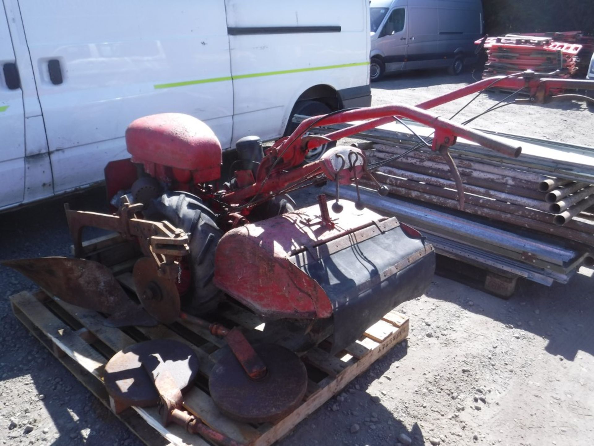 CLIFFORD CULTIVATOR MARK 4 PETROL ENGINE WITH PLOUGH ATTACHMENT [NO VAT] - Image 2 of 2