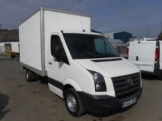 60 reg VW CRAFTER 35 BLUE TDI BOX VAN, 1ST REG 09/10, 80848M WARRANTED, V5 HERE, 1 FORMER