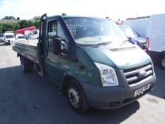 60 reg FORD TRANSIT 115 T350L RWD DROPSIDE, 1ST REG 12/10, TEST 01/19, 134768M WARRANTED, V5 HERE, 1