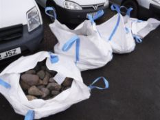 4 BAGS OF STONE (DIRECT COUNCIL) [+ VAT]