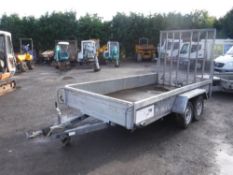 CHALLENGER 12' X 6' TANDEM AXLE TRAILER C/W 6' LOADING RAMP [NO VAT]