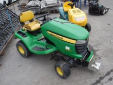 JOHN DEERE X300 RIDE ON MOWER (DIRECT COUNCIL) (NO KEYS) [+ VAT]