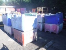 QTY OF INDUSTRIAL WASTE TUBS [NO VAT]