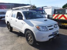 58 reg TOYOTA HILUX HL2 D-4D 4x4 D/C, 1ST REG 12/08, TEST 10/18, 140992M WARRANTED, V5 HERE, 1