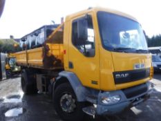 02 reg DAF FA LF55.220 18 TON 3 WAY TIPPER C/W HOTBOX (DIRECT COUNCIL) 1ST REG 05/02, TEST 01/19,