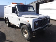 05 reg LAND ROVER DEFENDER 110 TD5 4x4, 1ST REG 04/05, 153369M WARRANTED, V5 HERE, 1 OWNER FROM