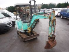 YANMAR B12-1 MINI DIGGER, 3360 HOURS NOT WARRANTED [+ VAT]