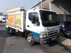 61 reg MITSUBISIH FUSO CANTER 7C18 JET VAC TANKER (DIRECT UNITED UTILITIES) 1ST REG 02/12, 96797M,