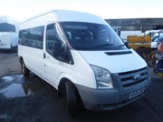 08 reg FORD TRANSIT 100 RWD 15 SEAT MINIBUS, 1ST REG 04/08, TEST 09/19, 326971KM, V5 HERE, 4