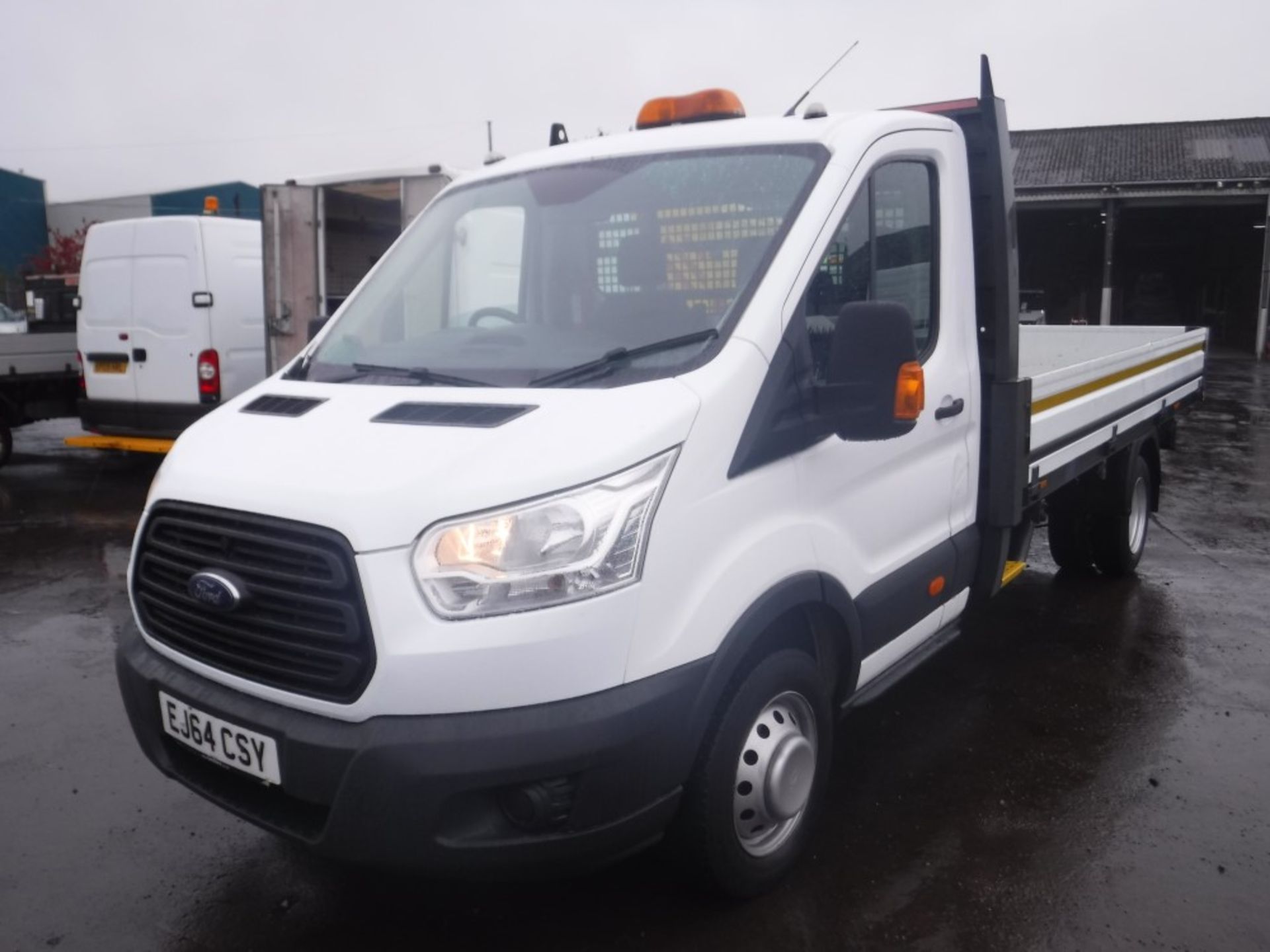 64 reg FORD TRANSIT 350 DROPSIDE, 1ST REG 01/15, TEST 01/19, 111122M WARRANTED, V5 HERE, 1 OWNER - Image 2 of 5