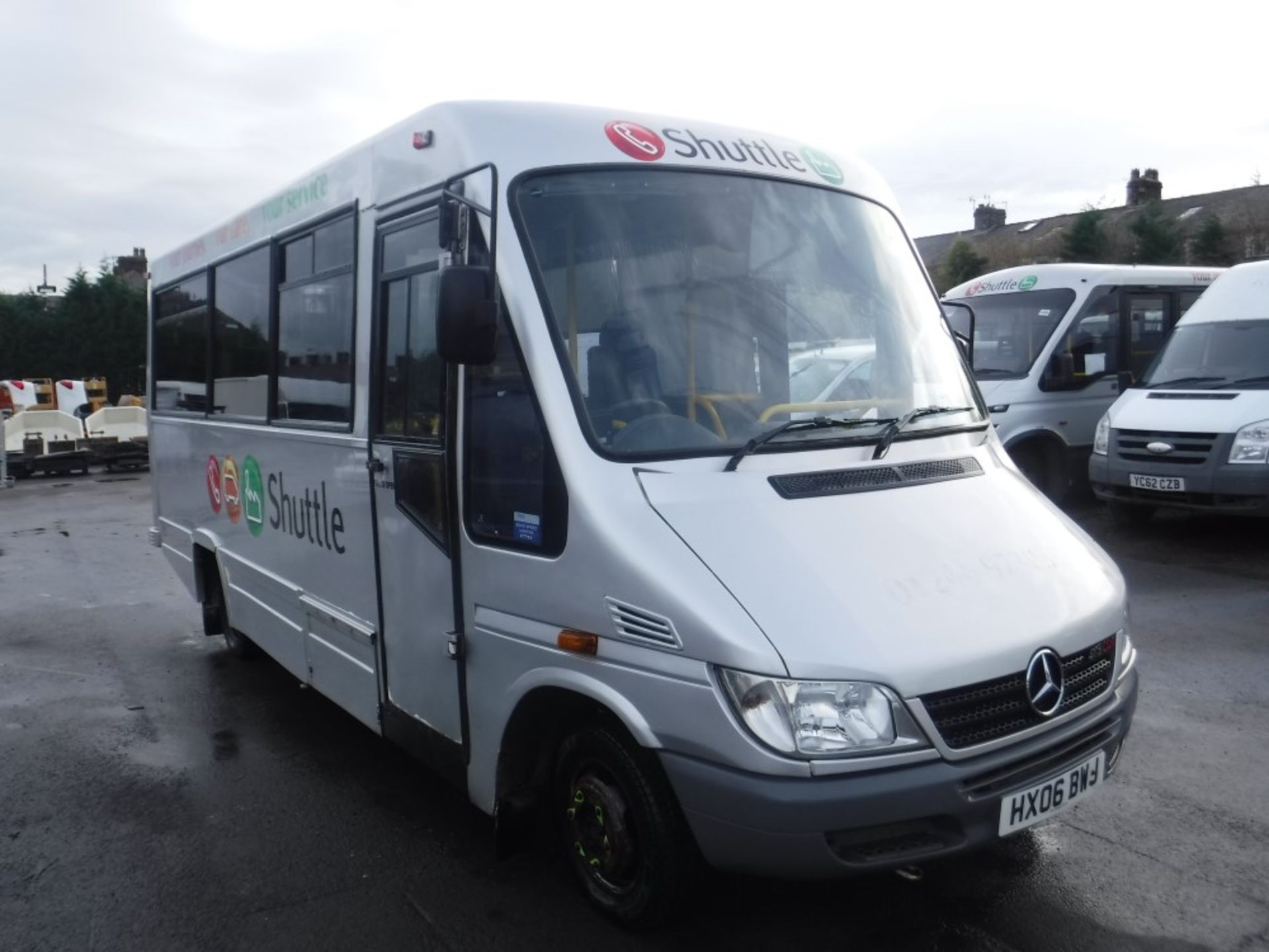 06 reg MERCEDES SPRINTER 413 CDI MINIBUS (DIRECT COUNCIL) 1ST REG 03/06, TEST 02/19, 296543KM