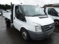 58 reg FORD TRANSIT 100 T350M RWD TIPPER, 1ST REG 01/09, 103104M WARRANTED, V5 HERE, 1 OWNER FROM