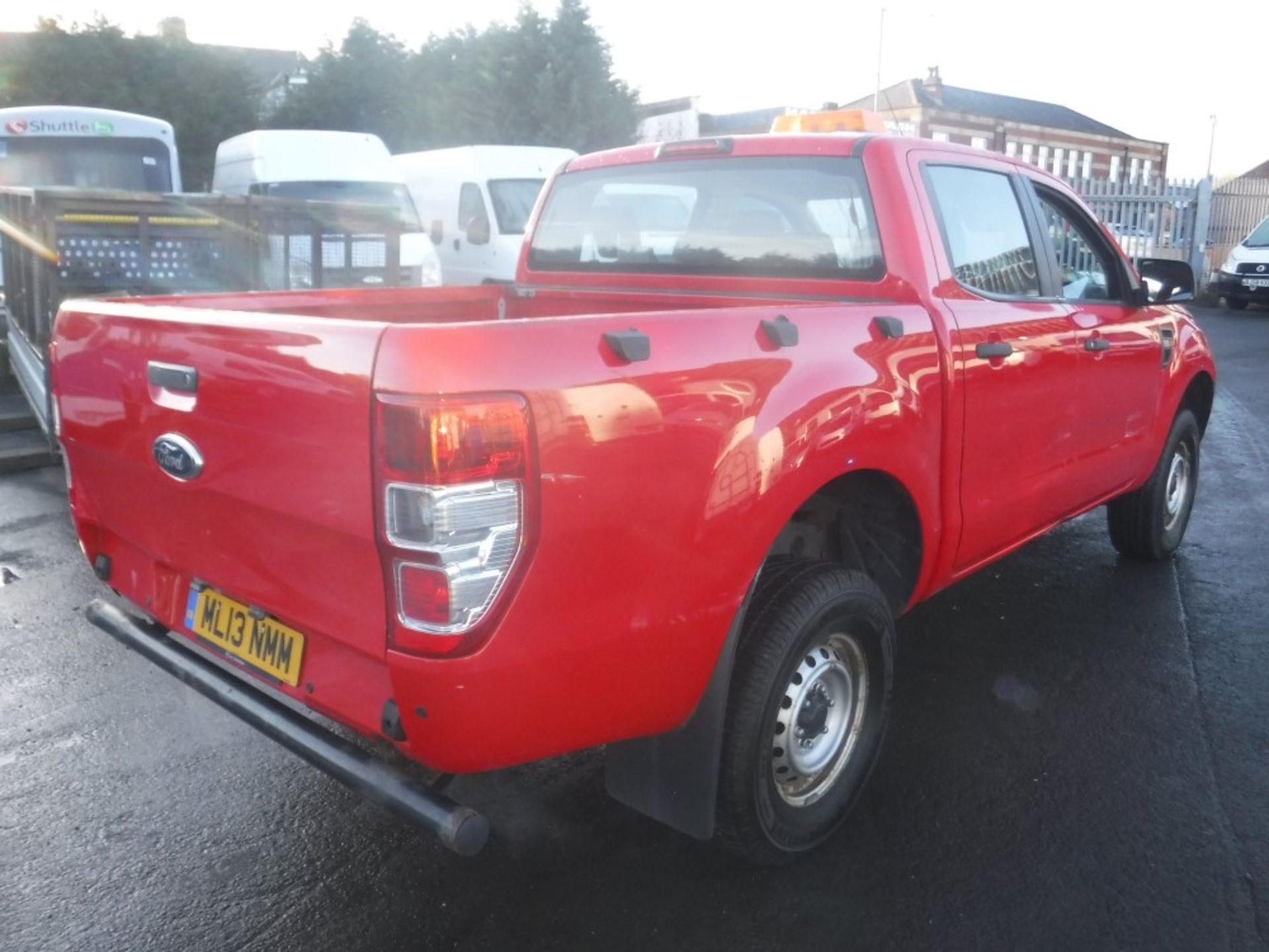 13 reg FORD RANGER XL 4 X 4 TDCI PICKUP, 1ST REG 08/13, TEST 06/19, 97541M WARRANTED, V5 HERE, 1 - Image 4 of 5