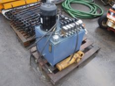 HYDRAULIC POWER PACK ON PALLET [NO VAT]