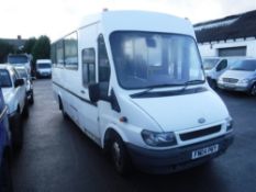 04 reg FORD TRANSIT 350 LWB MINIBUS, 1ST REG 06/04, TEST 10/19, 212245KM, V5 HERE, 1 FORMER