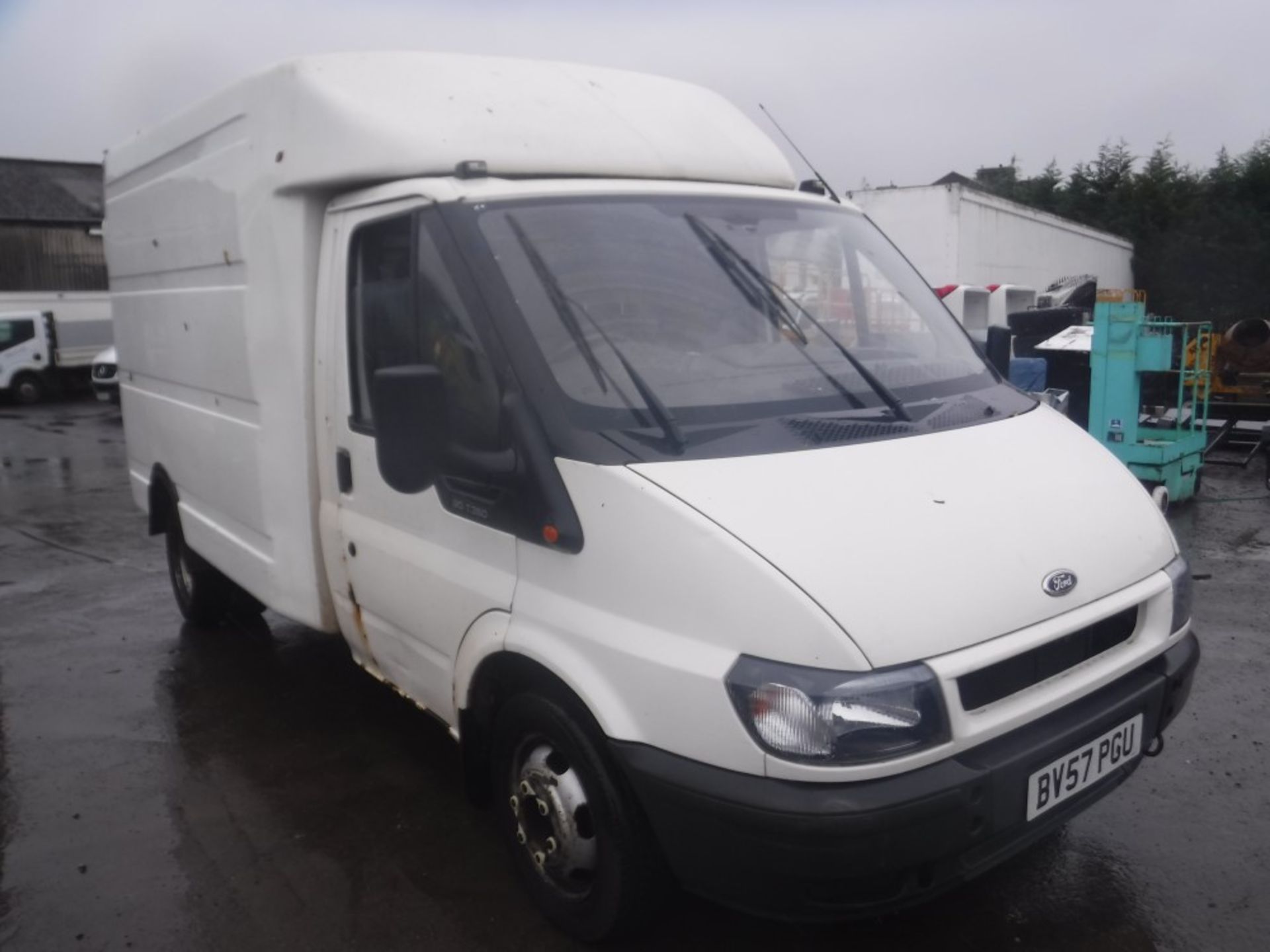 57 reg FORD TRANSIT 350 MWB TD BOX VAN, 1ST REG 11/07, 74652M, V5 HERE, 1 OWNER FROM NEW [+ VAT]