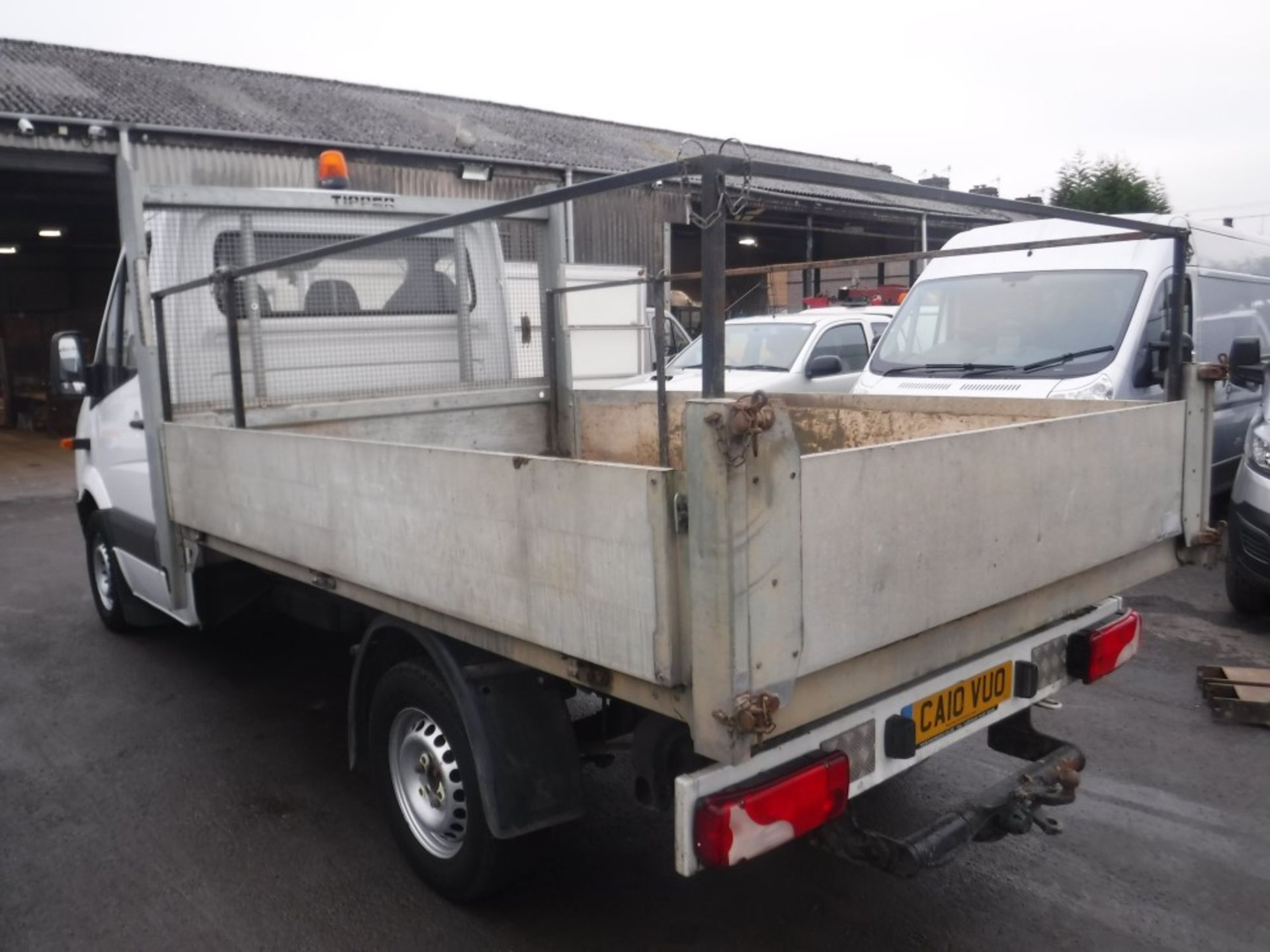 10 reg MERCEDES SPRINTER 313 CDI TIPPER, 1ST REG 06/10, TEST 03/19, 161929M, V5 HERE, 4 FORMER - Image 3 of 5