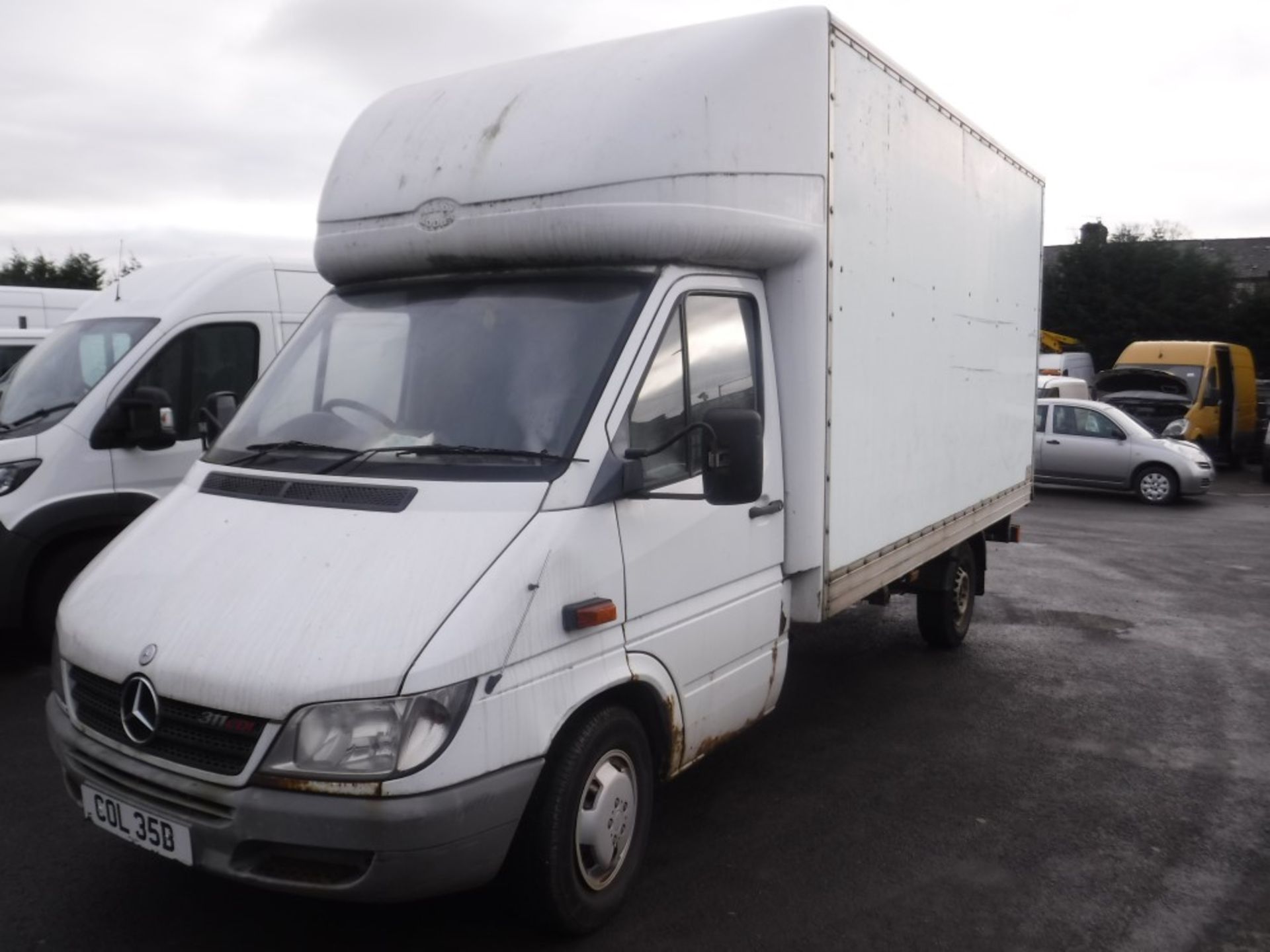 05 reg MERCEDES SPRINTER 311 CDI LWB LUTON VAN, 1ST REG 08/05, TEST 03/19, 370482M, V5 HERE, 5 - Image 2 of 6