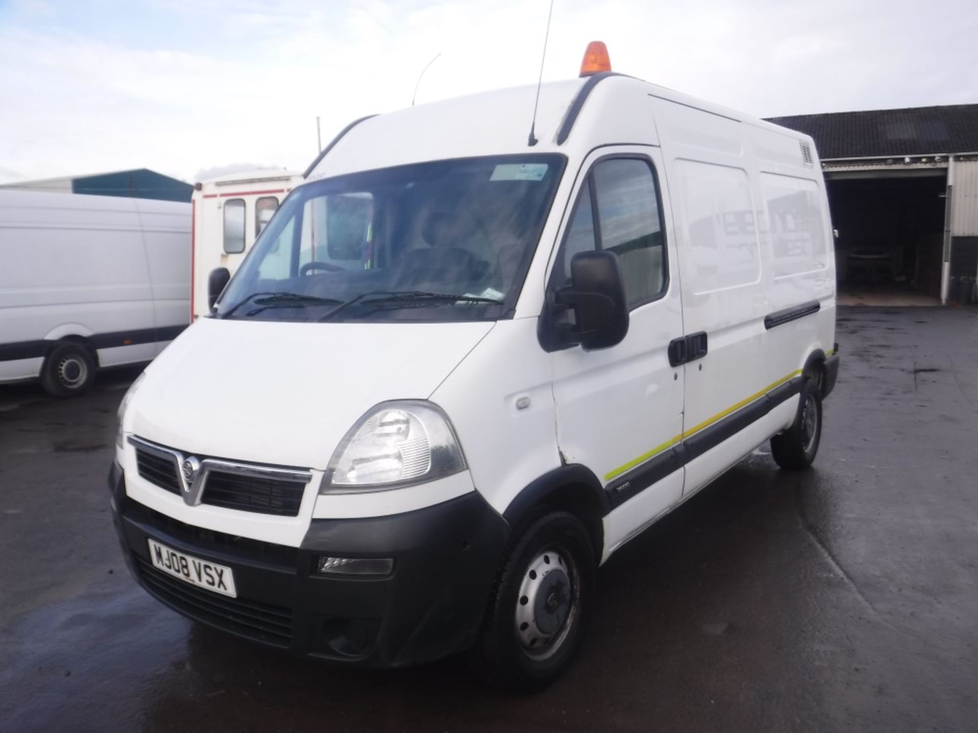 08 reg VAUXHALL MOVANO 3500 CDTI MWB (DIRECT ELECTRICITY NW) 1ST REG 05/08, TEST 05/19, 62802M, V5 - Bild 2 aus 6