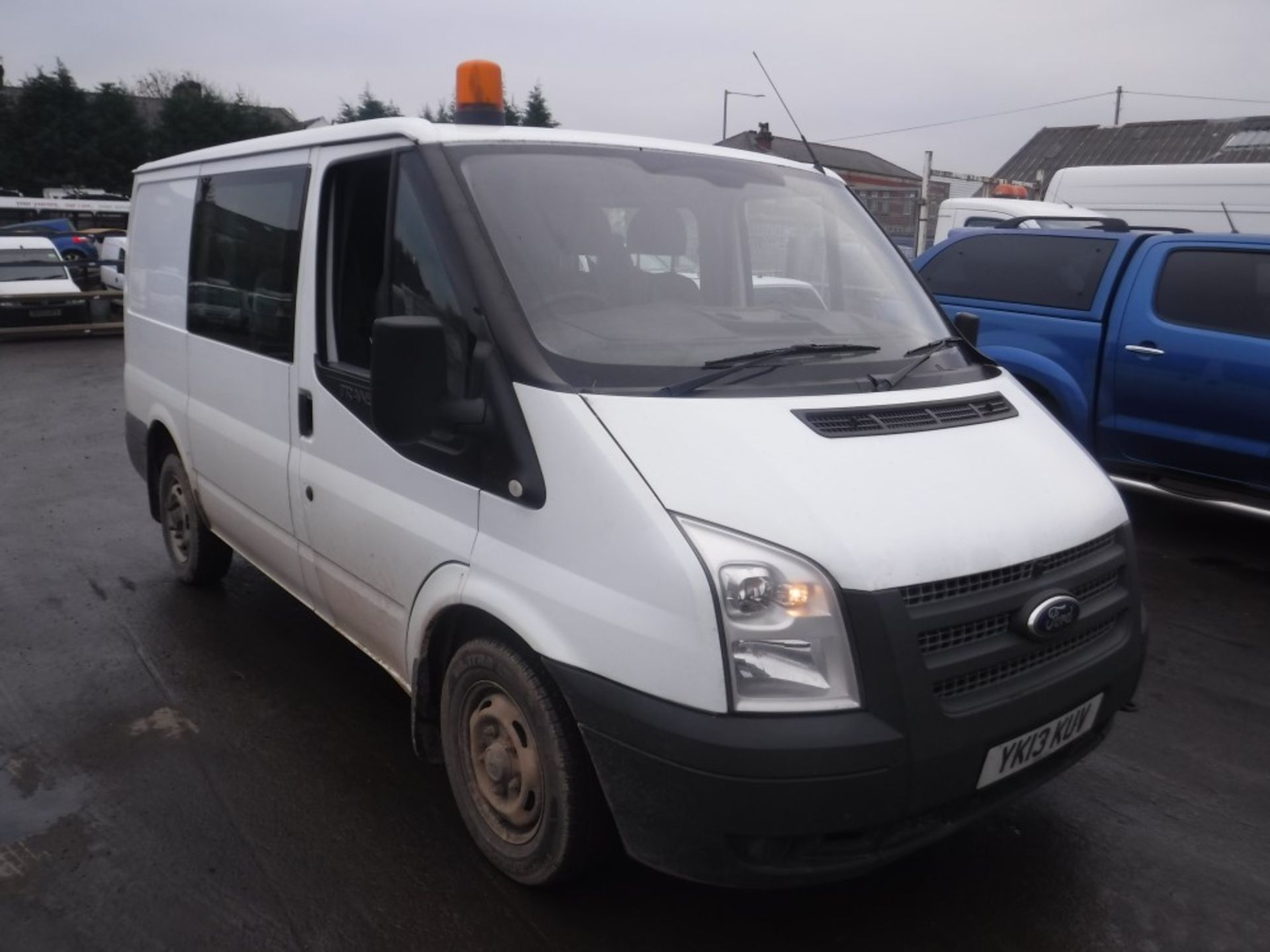 13 reg FORD TRANSIT 100 T280 FWD D/CAB 6 SEATS, 1ST REG 04/13, TEST 04/19, 123721M NOT WARRANTED, NO