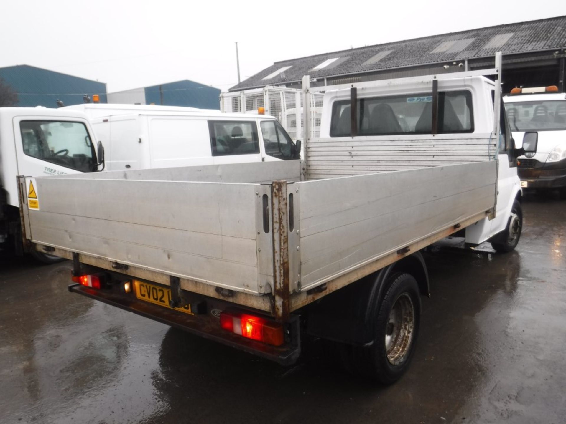 02 reg FORD TRANSIT 350 DIESEL DROPSIDE, 1ST REG 07/02, TEST 04/19, 70095M WARRANTED, V5 HERE, 1 - Bild 4 aus 5