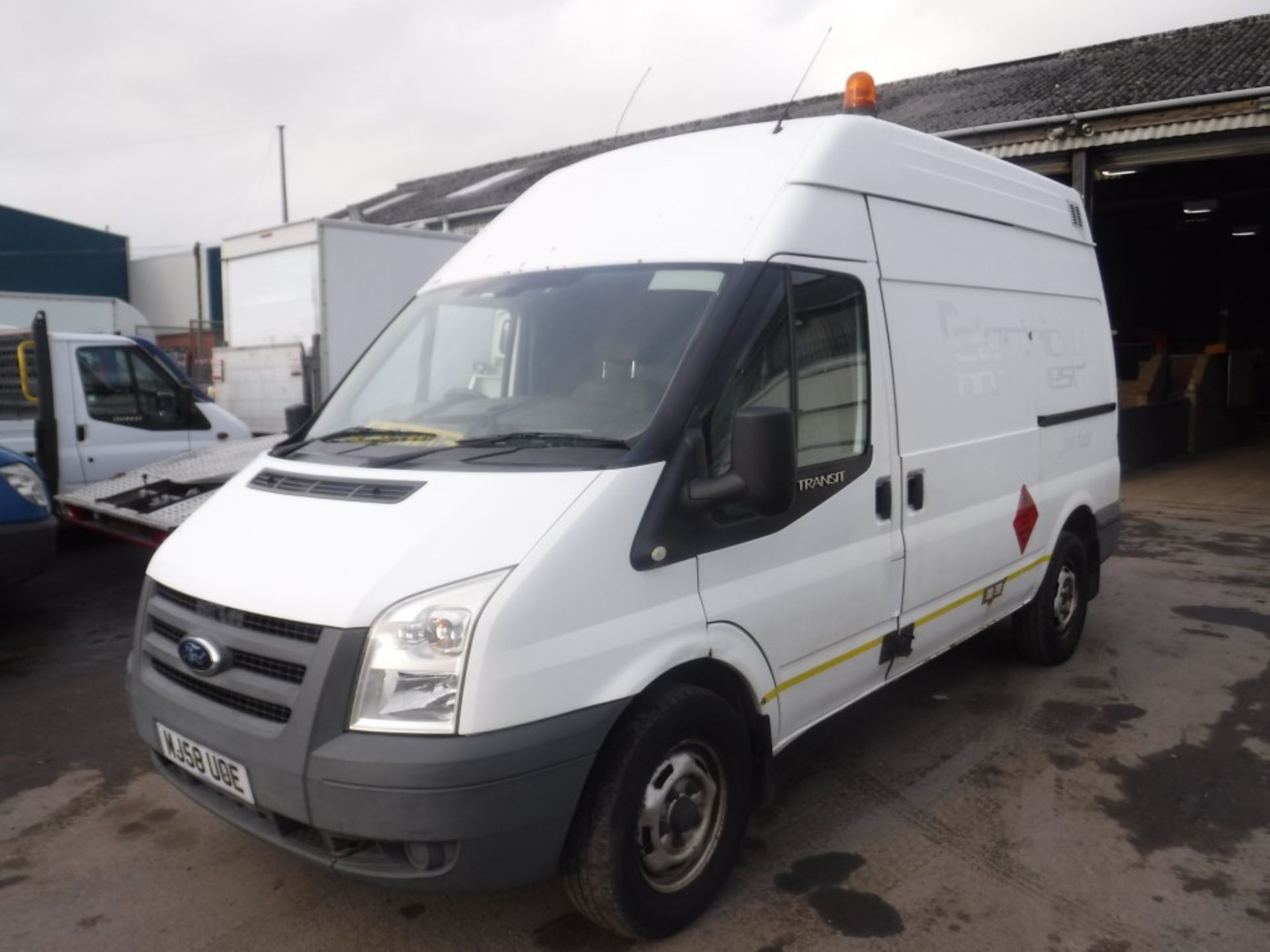 58 reg FORD TRANSIT 115 T350M RWD (DIRECT ELECTRICITY NW) 1ST REG 01/09, TEST 01/19, 86453M, V5 - Bild 2 aus 5