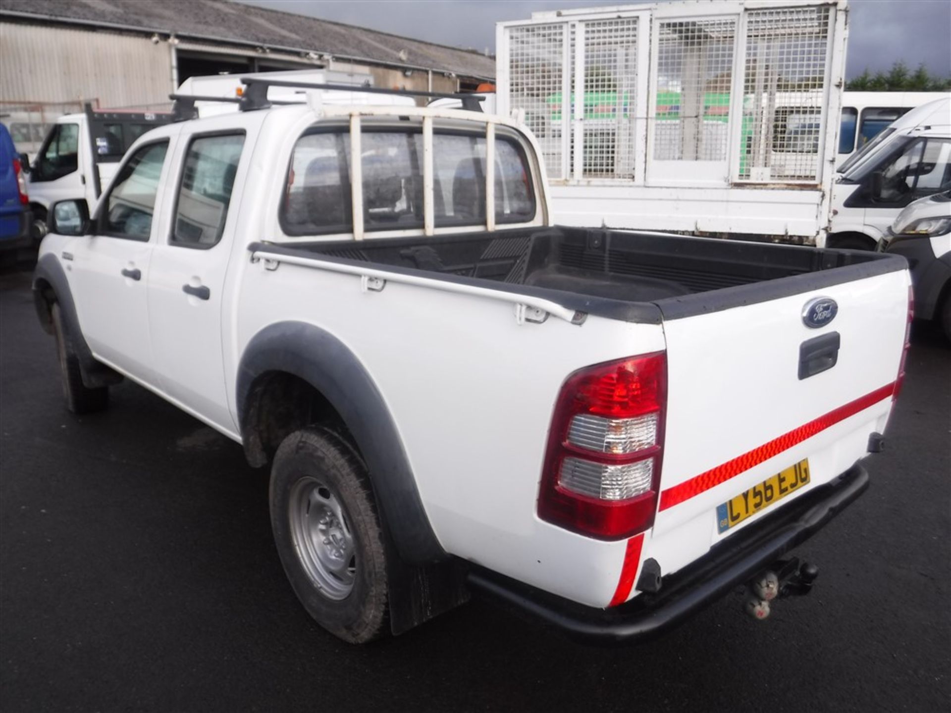 56 reg FORD RANGER D/C 4WD PICKUP, 1ST REG 11/06, TEST 10/19, 94192M WARRANTED, V 5 HERE, 1 OWNER - Image 3 of 6