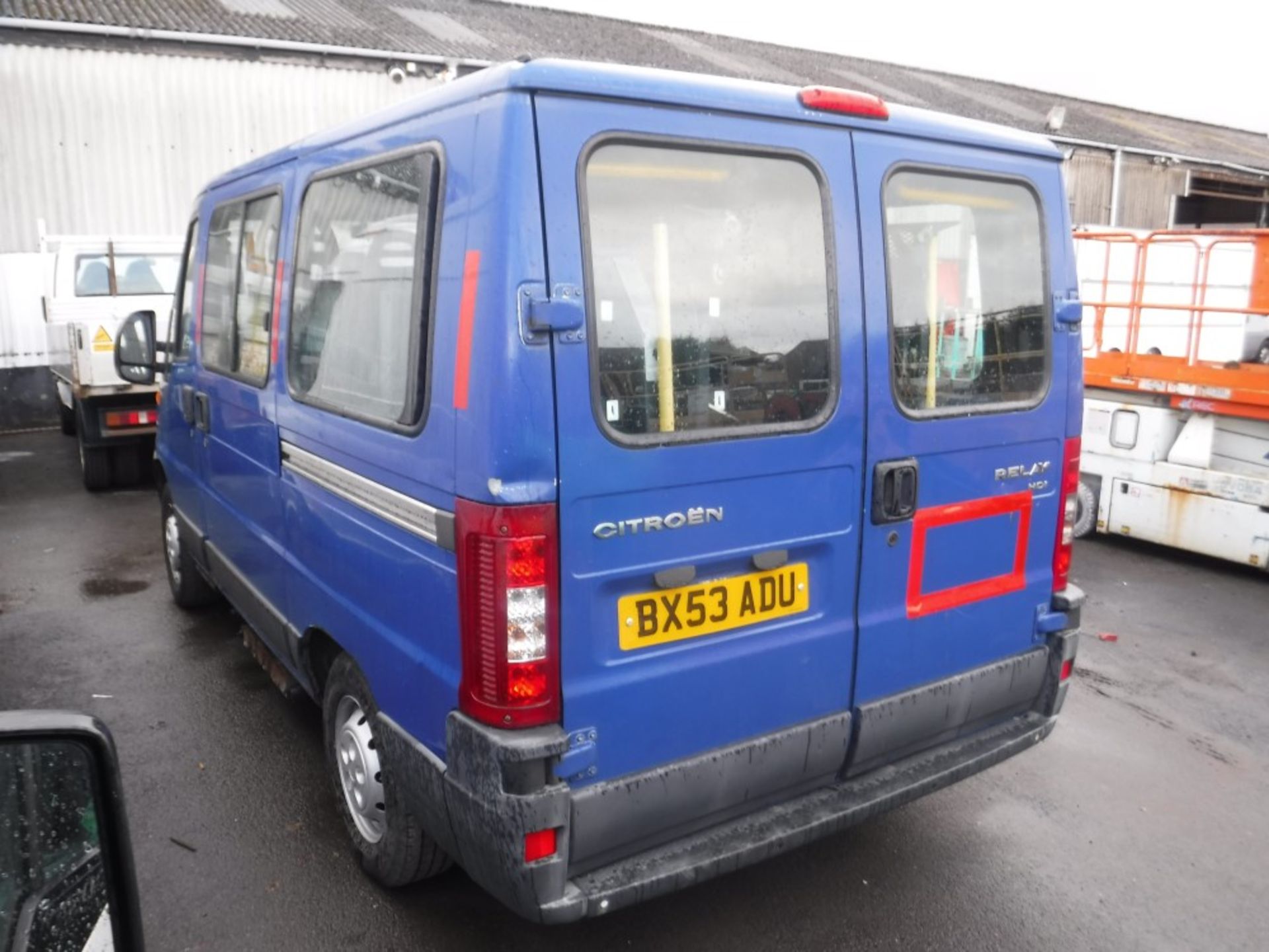 53 reg CITROEN RELAY 1500 TD HDI SWB DOUBLE SIDE LOADER WITH LIFT, 1ST REG 09/03, TEST 02/19, - Image 3 of 6