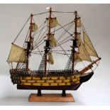 A model of HMS Victory,