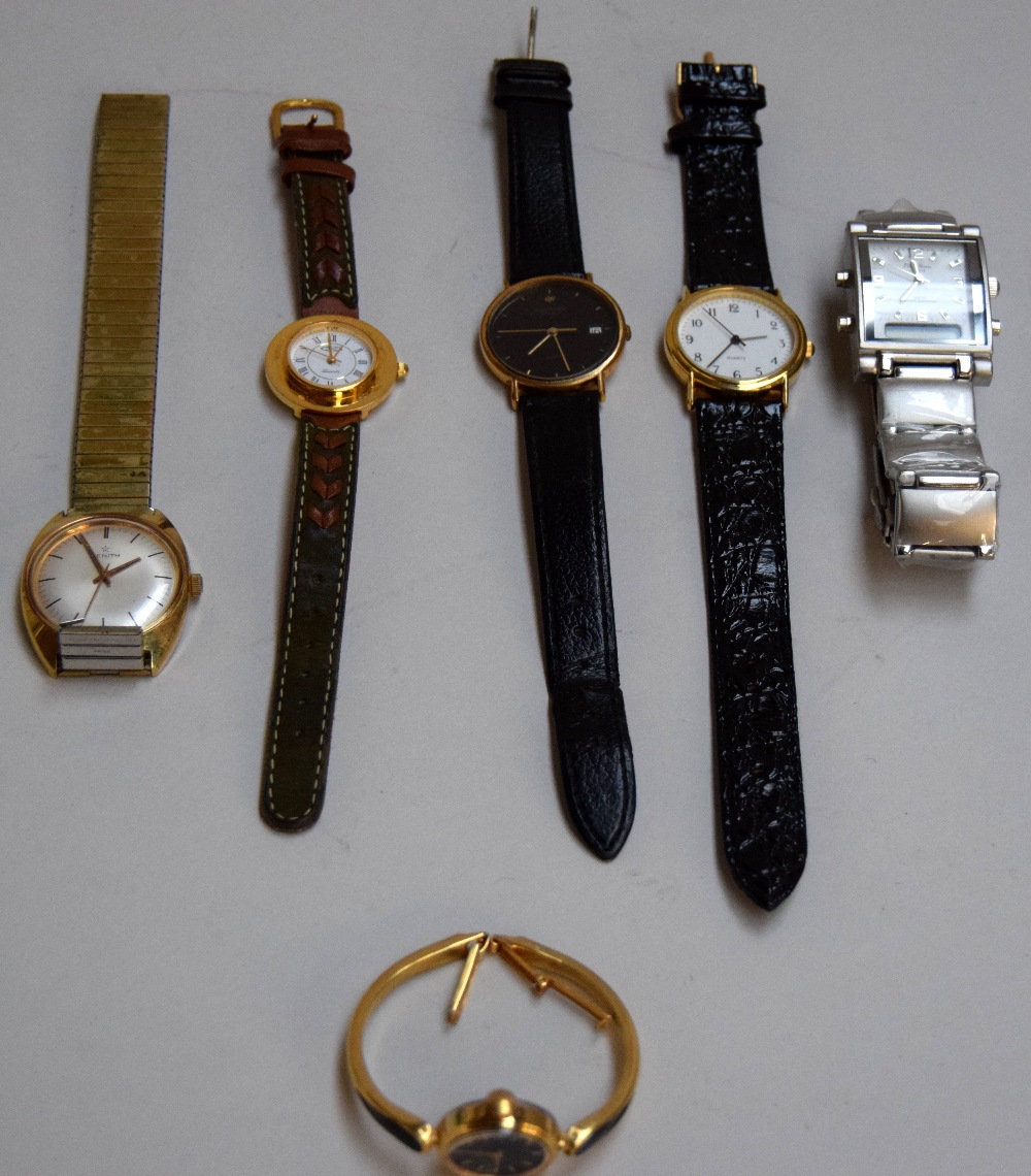 A large selection of ladies and gentlemen's watches including brands such as Raymond Weil and