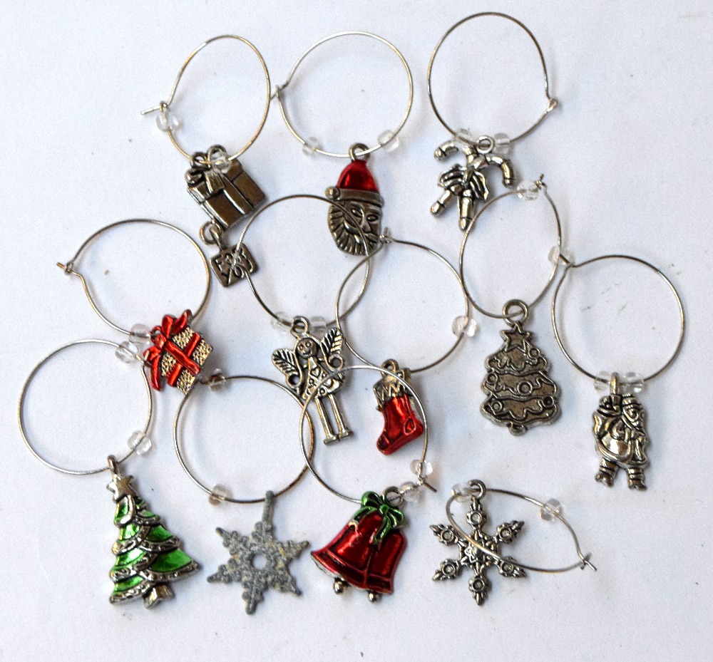 A selection of Christmas themed earrings (12)