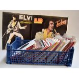 A collection of Elvis records,