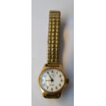 Ladies Vintage Rotary Watch '17 Jewels Incabloc' , the face measures approx. 18mm.