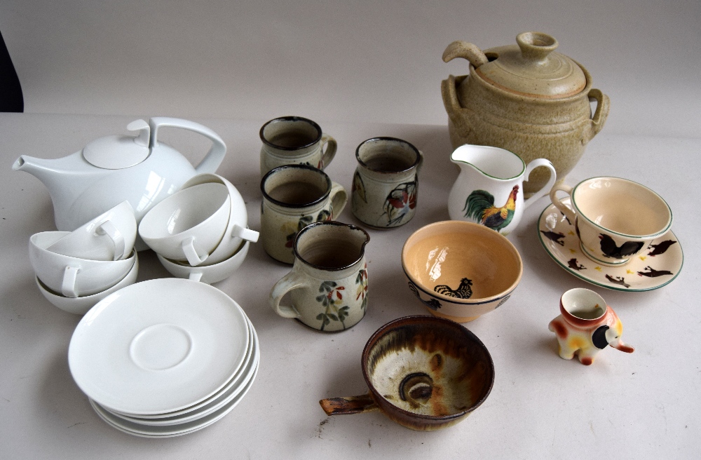 A quantity of ceramics to include cup & saucer by Emma Bridgewater,