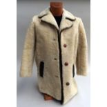 Sheepskin jacket from Heatona, wooly to the outside,